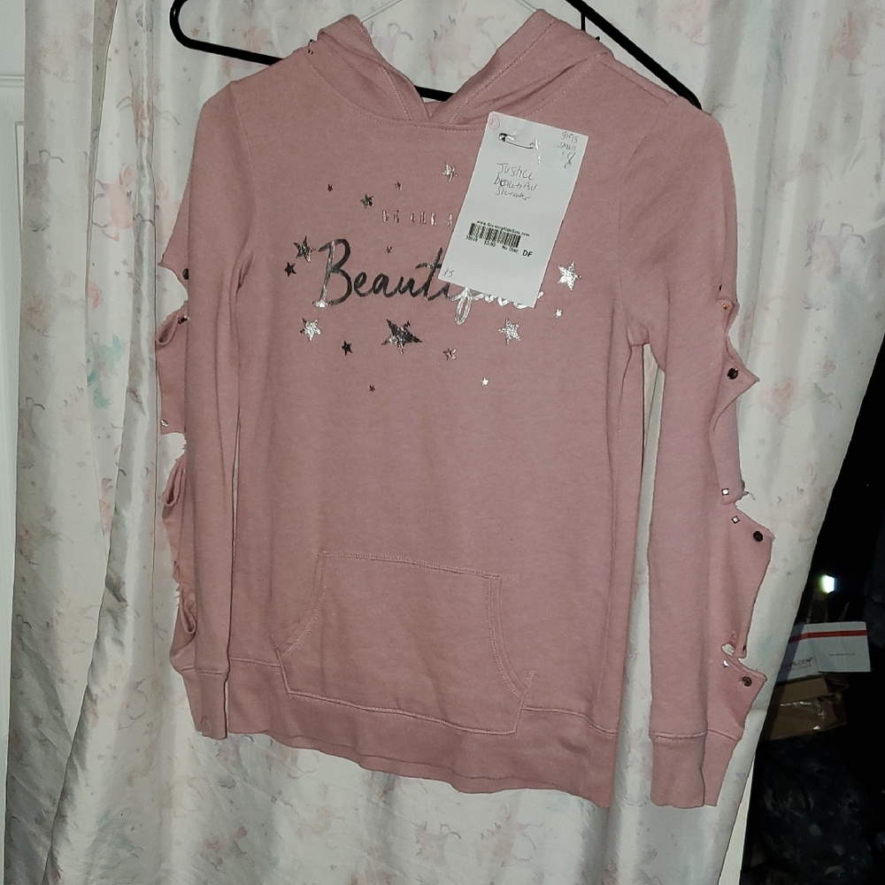 Justice Hoodie Sweater Size 8